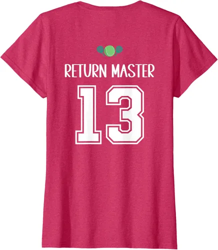 Vista 9 de Camiseta divertida del grupo de tenis de pádel para el equipo de pádel