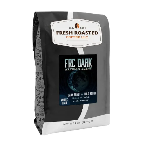 Vista 43 de Fresh Roasted Coffee, Blackbeard's Revenge, 12 onzas, tostado medio, Kosher, grano entero