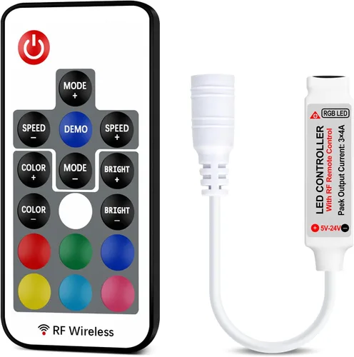 Vista 11 de Control remoto de Bluetooth para las tiras LED del RGB de SMD/de la MAZORCA