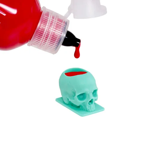 Vista 12 de Saferly Skull - Tapas de tinta para tatuaje, 200 unidades, color negro