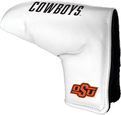 Vista 24 de Team Golf NCAA Team Golf NCAA Tour Blade Putter Cover (blanca), se adapta a la mayoría de putters de cuchilla, Scotty Cameron, Taylormade, Odyssey