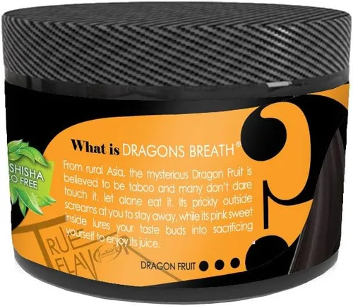 Vista 2 de Fantasia Cachimba sin nicotina, sabor cachimba shisha, lata de 8.82 oz, sin tabaco, sin nicotina, aliento de dragón (fruta del dragón)