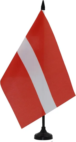 Vista 183 de AZ FLAG Aland Table Flag 4x6 in 100D Polyester Plastic Base Indoor use Finnish 15x10 cm desk flag stitched finish with reinforced edges with