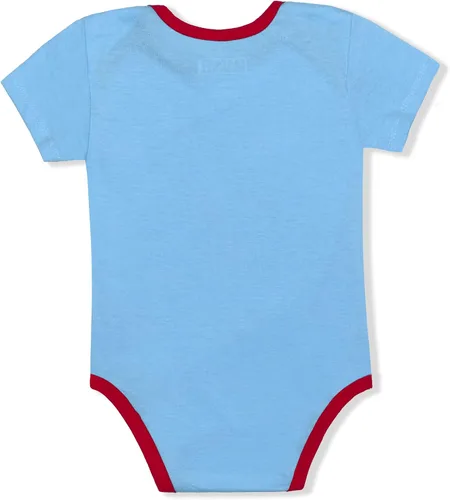 Vista 3 de Marvel Spiderman - Conjunto de body y pantalón deportivo para niño, color azulrojonegro