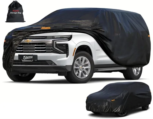Vista 55 de Kayme Cubierta de auto SUV de 7 capas ajuste personalizado para BMW X1 (2009-2025), impermeable, para todo tipo de clima, para automóviles, cubierta