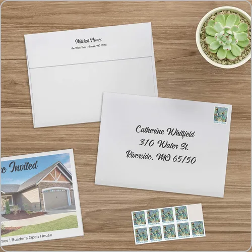 Vista 6 de Columbian Invitation - Sobres autosellantes, 100/caja, 4 x 6 pulgadas para fotos y tarjetas, tira de despegar y sellar, tamaño A4, solapa cuadrada
