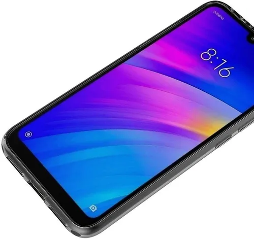 Vista 4 de MaiJin Funda para Xiaomi Redmi 7 (6.26 pulgadas) Soft TPU Gel Bumper Transparente Cubierta Trasera