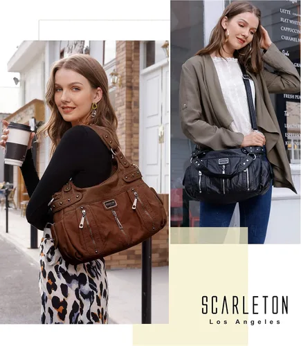 Vista 21 de Scarleton: Bolso de mano para mujer, monederos para mujer, bolsos de hombro para mujer, H1292