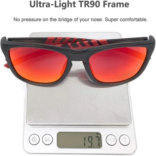Vista 5 de JOJEN Polarized Sports Sunglasses for Women Men Running Golf Fishing Cycling Driving 100 UV Protection Sun Glasses JE001