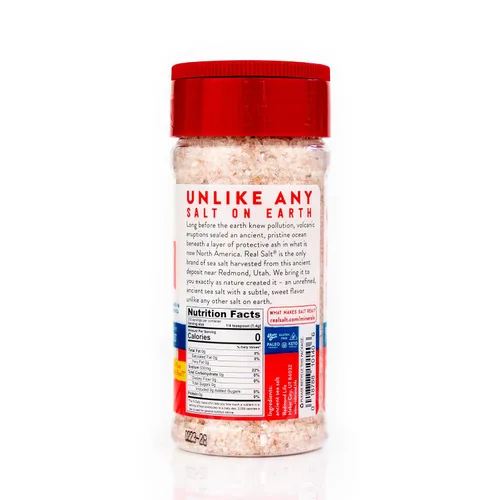 Vista 2 de Redmond Real Sea Salt - Natural sin refinar Kosher, sin gluten, coctelera de 10 onzas