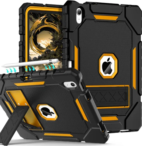 Vista 33 de Grifobes Funda para iPad A16 de 11ª Generación de 11 pulgadas 2025 / Funda para iPad de 10ª Generación de 10.9 pulgadas 2022, Funda Resistente
