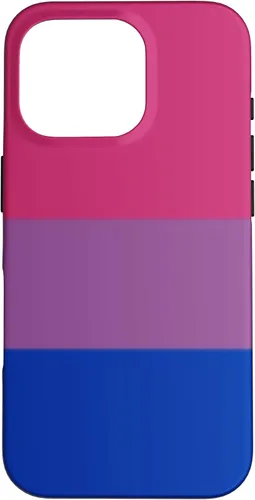 Vista 20 de Funda de colores de la bandera del orgullo bisexual para iPhone 16
