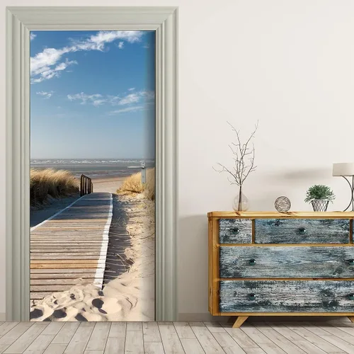 Vista 53 de Calcomanías 3D para puerta, murales para despegar y pegar, papel tapiz de caballo, calcomanías autoadhesivas extraíbles de PVC, impermeable, póster