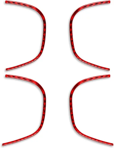 Vista 9 de Adhesivo decorativo de fibra de carbono suave para el interior del automóvil, velocímetro de control central, compatible con Nissan 370Z Z34 2019