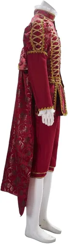 Vista 4 de COUCOU Age Victorian Costume Men Rococo Costume Suit Jacket Vest Prince Cosplay Halloween