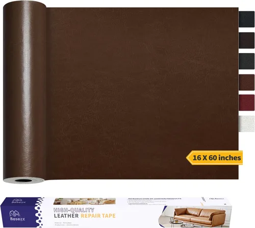 Vista 13 de Kit de cinta para reparación de cuero, parche autoadhesivo para muebles, sofá, asientos de automóvil, silla de oficina, kit de reparación de vinilo