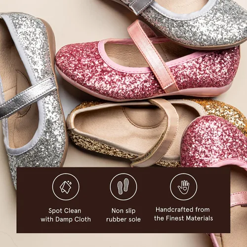 Vista 2 de Childrenchic Zapatos Mary Jane para niñas Zapatos de vestir clásicos y cómodos para niñas pequeñas y niños Zapatos planos perfectos