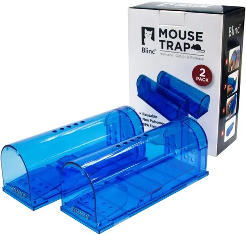 Vista 7 de Trampa para ratones humanitaria Atrapa y suelta trampas para ratones que funcionan Trampa para ratones que no matan para ratones/roedores