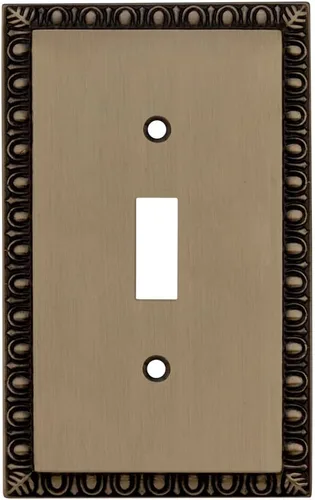 Vista 58 de Nostalgic Warehouse Egg & Dart Deco - Cubierta para placa de interruptor de salida eléctrica