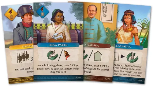 Vista 4 de Juego de mesa Time of Empires Juego de estrategia de civilización en tiempo real Juego de colocación de trabajadores impulsado por aplicaciones