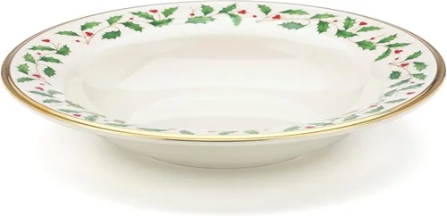Vista 11 de Lenox Holiday - Juego navideño para postres de 12 piezas, 9.92, rojo y verde