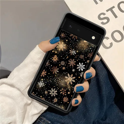 Vista 1582 de Compatible con Google Pixel 4A 5G Mobile Case Creative Acrylic Panel trasero Silicona Protección Grip especialmente diseñado para Google Pixel 4A 5G