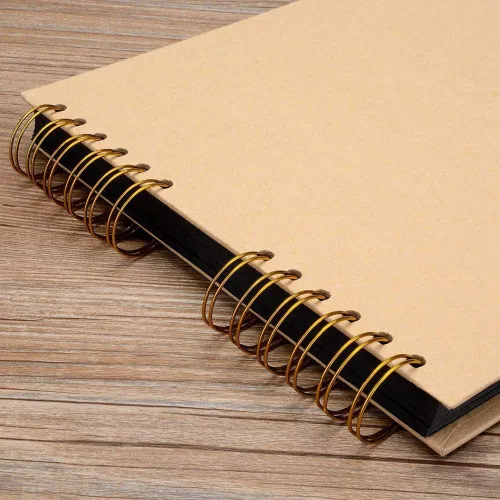 Vista 8 de Rocutus Álbum de recortes, 11.6 x 8.3 pulgadas, kit de álbumes de recortes, 80 páginas negras, álbum de fotos, páginas de bricolaje, ideal