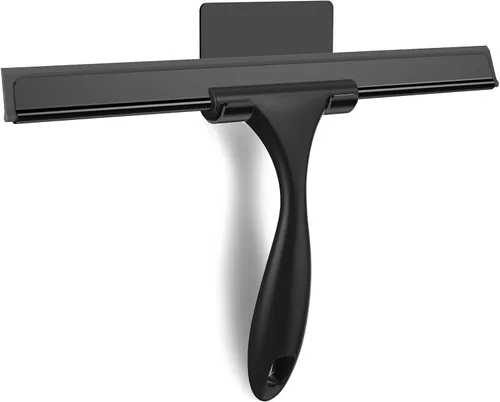 Vista 13 de SetSail Escobilla de goma para puerta de cristal de ducha, 10 pulgadas Blanco