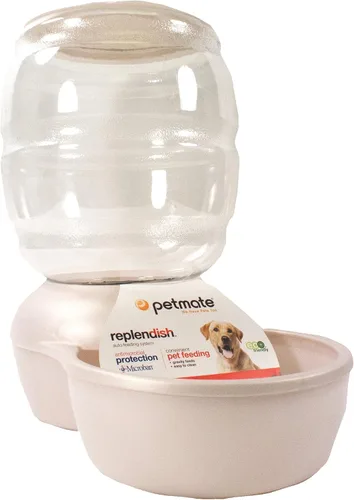 Vista 12 de Comedero Petmate rellenable con protección antibacteriana Microban Azul pavo real perla