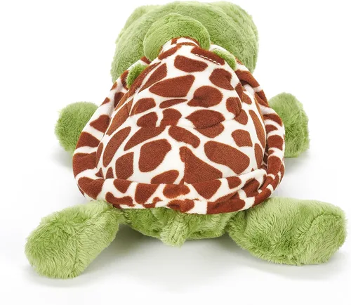 Vista 4 de The Petting Zoo Peluche de tortuga marina para mamá y bebé, regalos para niños, animales oceánicos Pocketz, juguete de peluche de tortuga marina