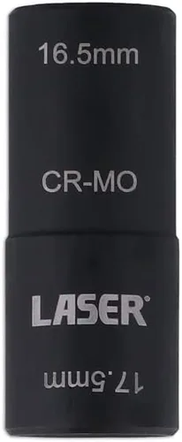 Vista 4 de Laser Herramientas 8213 doble extremo dañado rueda tuerca zócalo 0.650x0.689 in