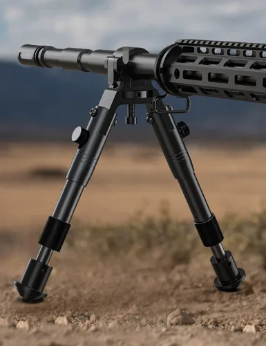 Vista 5 de Bipods for Rifles Clamp-on Rifle Bipod Quick Release Barrel Clamp Bipod for Hunting and Shooting Design