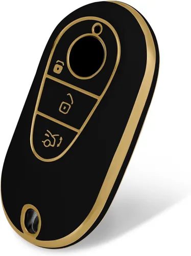 Vista 31 de Funda protectora inteligente de termoplástico con 4 botones para llave de Hyundai; funda compatible con los modelos Elantra, Ioniq, Sonata, Tucson