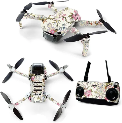 Vista 14 de MightySkins Skin para DJI Mavic Mini Drone Quadcopter portátil – Flor de almendra Funda protectora de vinilo duradera y única Fácil de aplicar