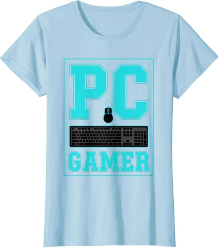 Vista 23 de PC Gamer Gaming Teclado Ratón Esports Computer Fan Camiseta