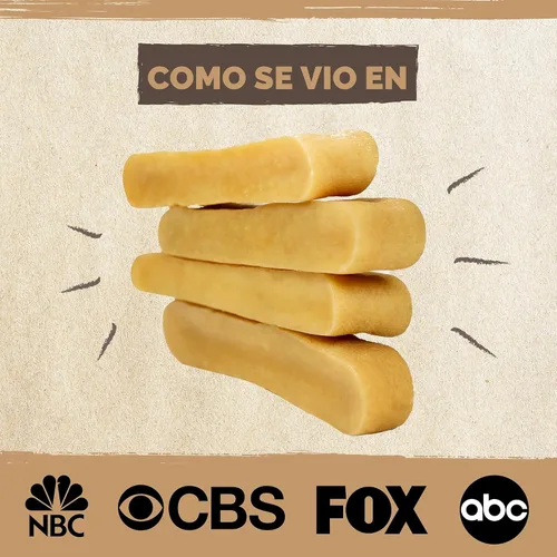 Vista 7 de Mighty Paw Golosinas masticables de queso Yak para perros Golosinas para mascotas 100% naturales de larga duración. Sin olor y excelentes