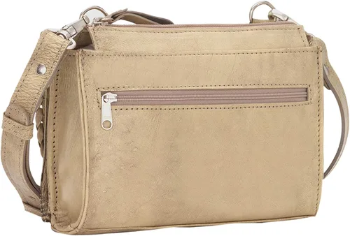 Vista 2 de Texas Two Step Small Cross Body BagWallet, Beige