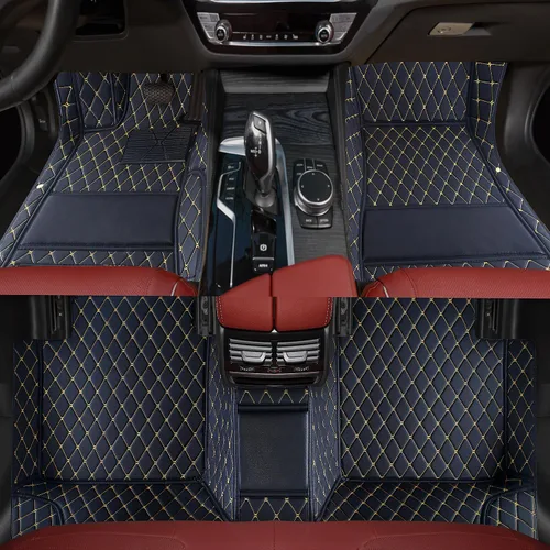 Vista 19 de Alfombrillas personalizadas para automóvil adecuadas para el 99% de automóviles, camiones, SUV, alfombrillas para todo tipo de clima, alfombrillas