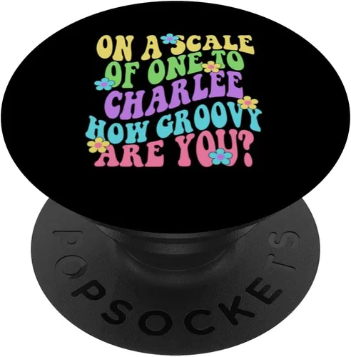 Vista 6 de CHEYENNE Personalized Name Cute Retro Girls Groovy Birthday PopSockets MagSafe PopGrip for iPhone