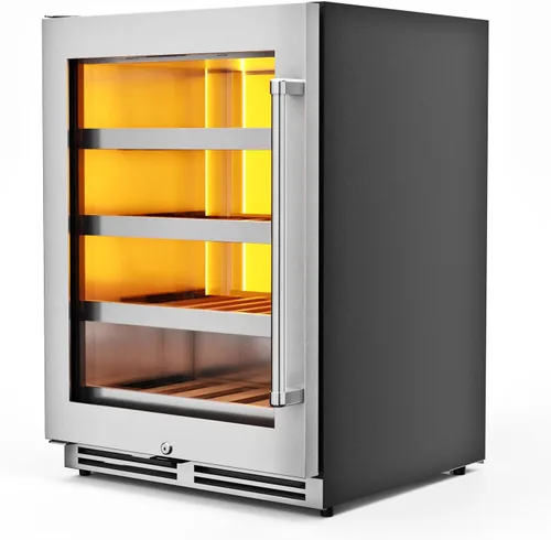 Vista 3 de Thor Kitchen Enfriador de vino de zona única de 24 pulgadas - Modelo TWC24UL