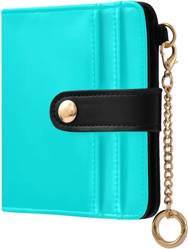 Vista 12 de ODAWA RFID Wallet Slim Crimson Foldable Wallet with 7 Card Slots