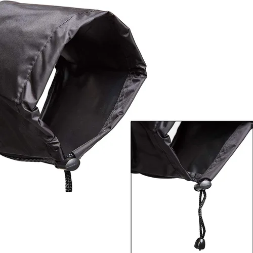 Vista 7 de Funda impermeable profesional para cámara de lluvia, suave, negra, para todas las cámaras DSLR y SLR Funda profesional para cámara, protector