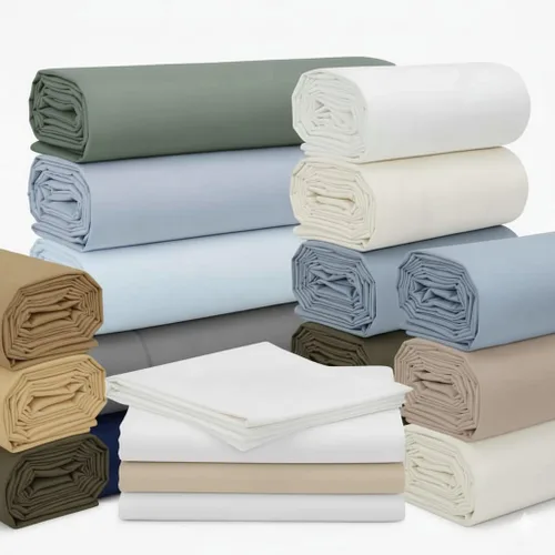 Vista 4 de Royal Tradition Juego de 2 fundas de almohada de 650 hilos, mezcla de algodón, tamaño Queen, color beige