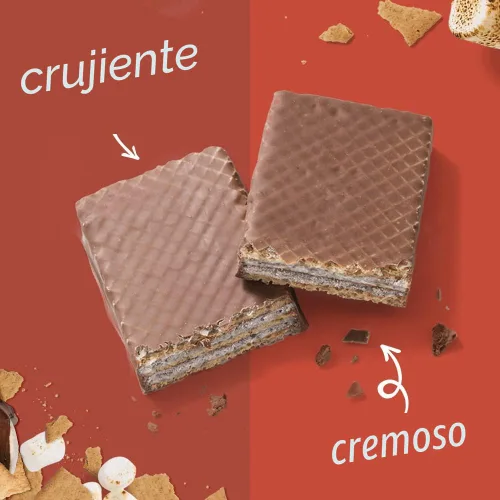 Vista 7 de Barritas de proteína Power Crunch, snacks altos en proteínas con delicioso sabor, S'Mores, 1.4 onzas (12 unidades) (Paquete de 2)