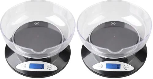Vista 6 de Báscula de cocina electrónica Weighmax, Capacidad máx. de peso 2000 g / 5 lb, Negro