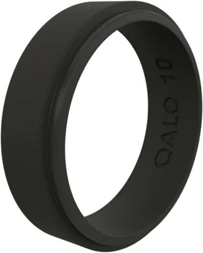 Vista 8 de QALO Anillo de silicona para hombre, flexible y resistente al calor Agua