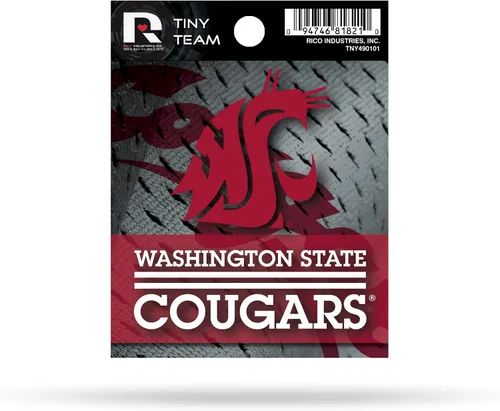 Vista 2 de Rico Industries NCAA Arkansas Razorbacks - Calcomanía de equipo pequeño de 3.5 x 4.5 pulgadas