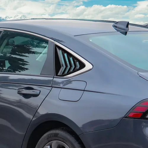 Vista 5 de Persianas de Ventana Lateral Trasera Compatibles para Honda Accord 2025 2026 Accesorios 2023 2024 Persianas de Ventana Estilo Deportivo para Accord