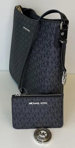 Vista 3 de Michael Kors MICHAEL Michael Kors Jet Set - Bandolera grande de viaje con gancho para monedero SM TZ