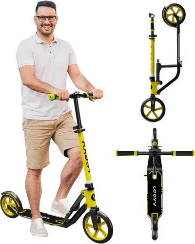 Vista 12 de Adult Scooter with Big Wheels Adjustable Height, Foldable Aluminum Frame Smooth Ride for Urban Commuting and Outdoor Fun Suitable for Teens